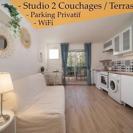 Appartement Tout Equipe Terrasse Parking Privatif Six-Fours-les-Plages Extérieur photo